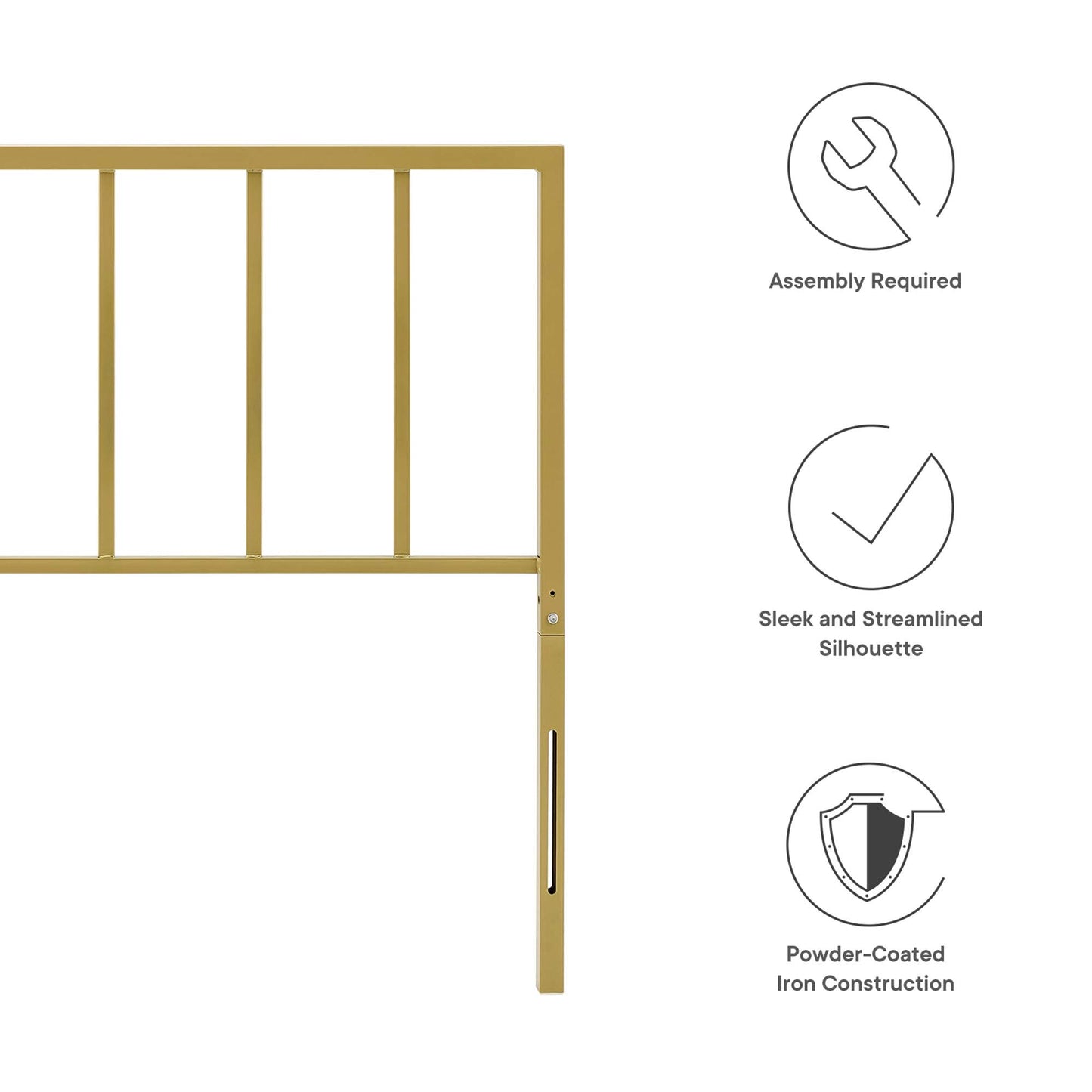 Tatum Metal King Headboard by Modway