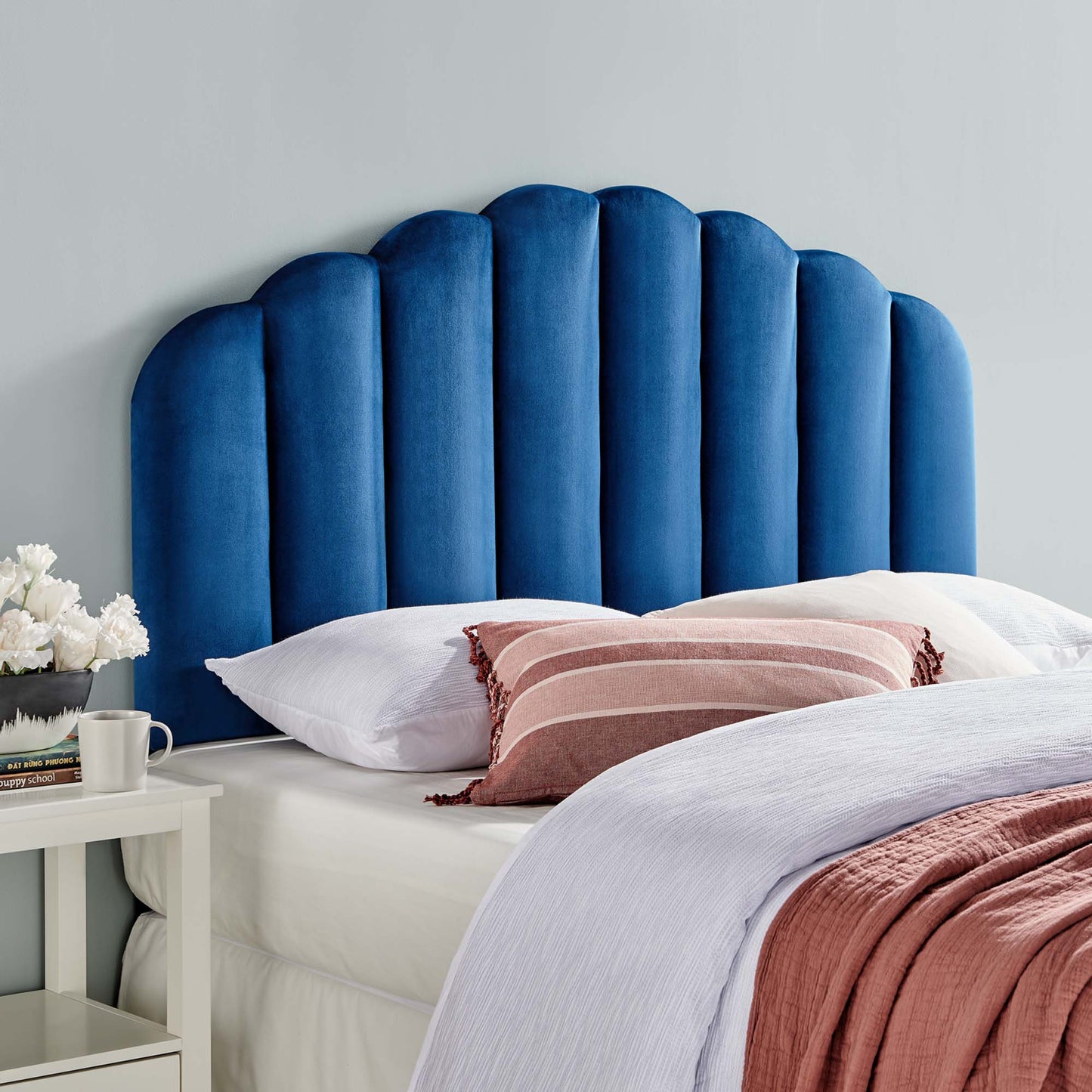 Veronique Performance Velvet Full/Queen Headboard by Modway MOD-6207-NAV