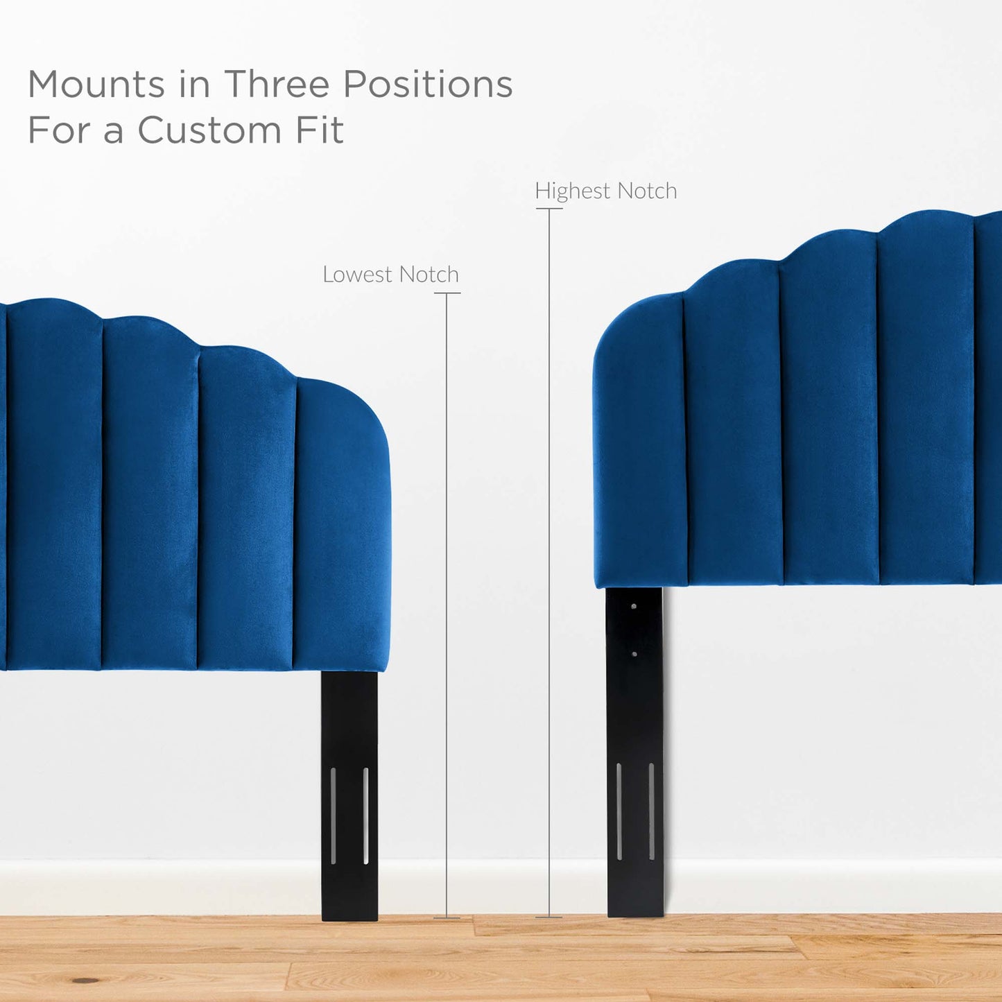 Veronique Performance Velvet Full/Queen Headboard by Modway MOD-6207-NAV