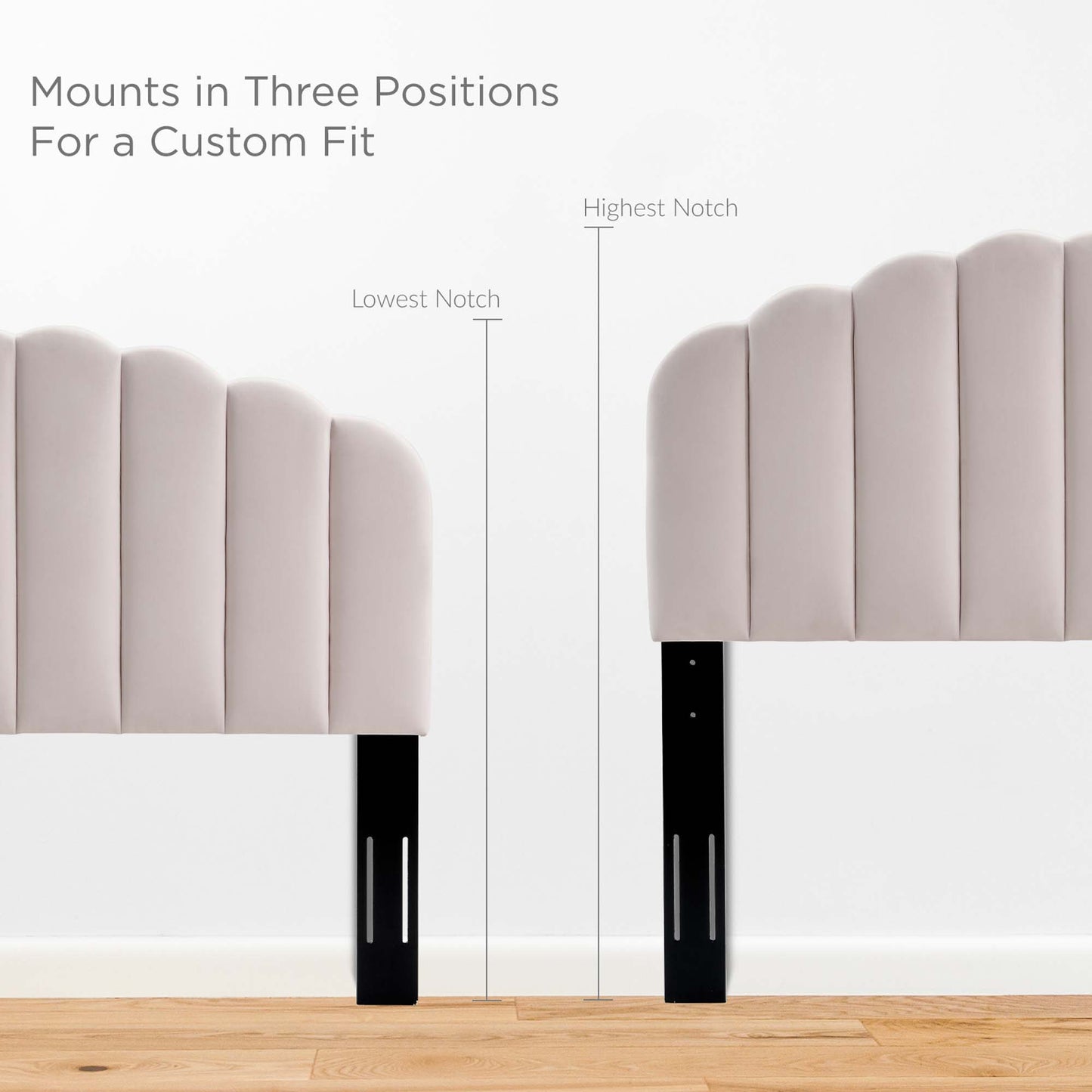 Veronique Performance Velvet Full/Queen Headboard by Modway MOD-6207-PNK
