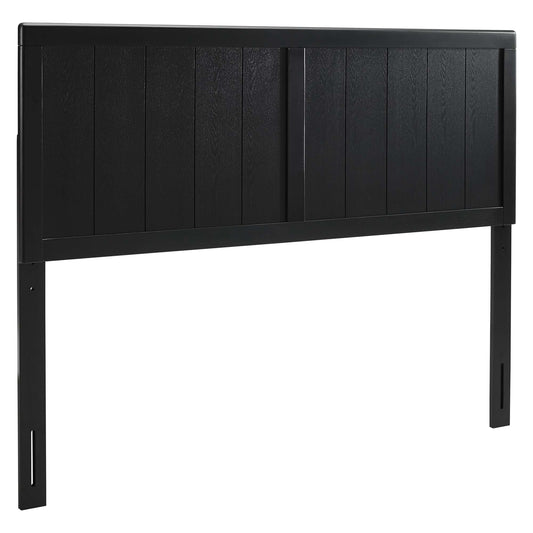 Robbie Wood Queen Headboard by Modway Black MOD-6218-BLK
