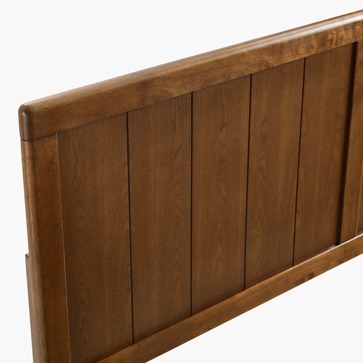 Robbie Wood Queen Headboard by Modway Walnut