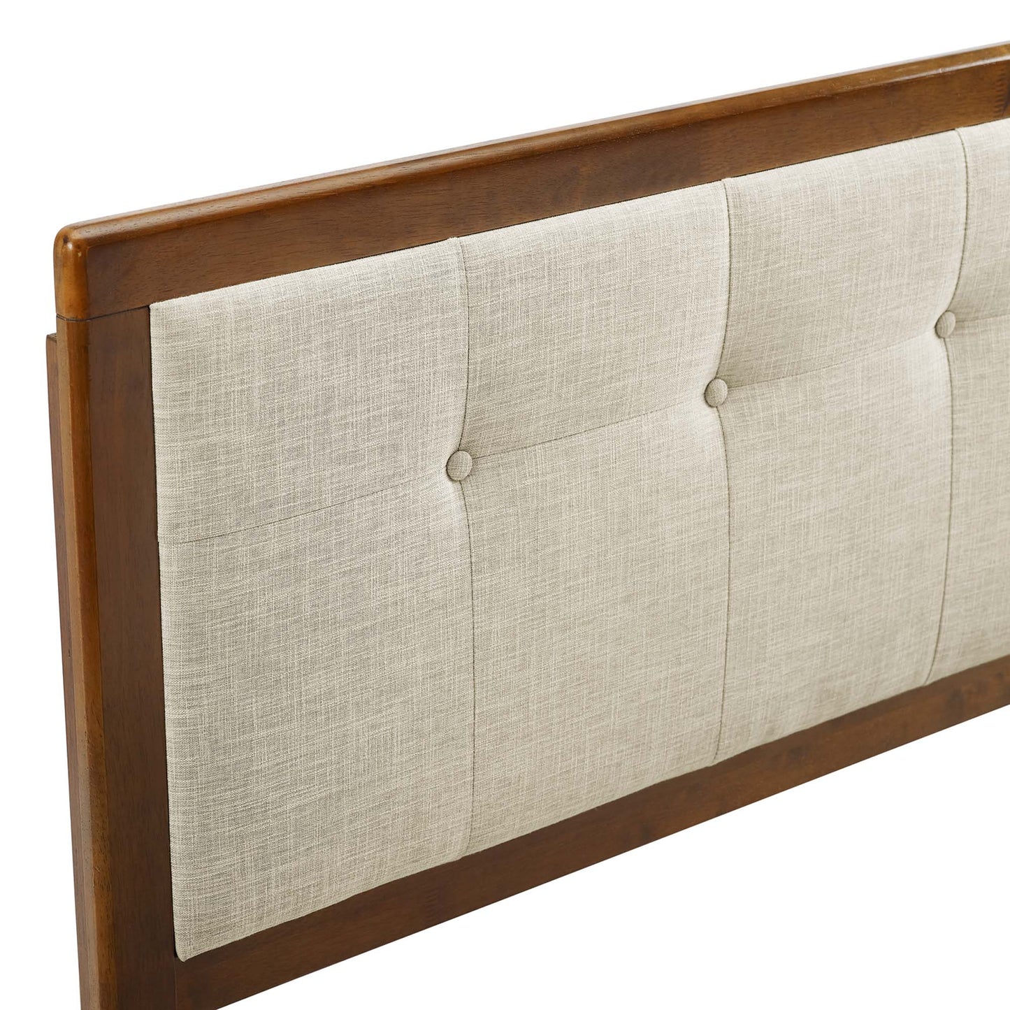 Draper Tufted Fabric and Wood Headboard by Modway