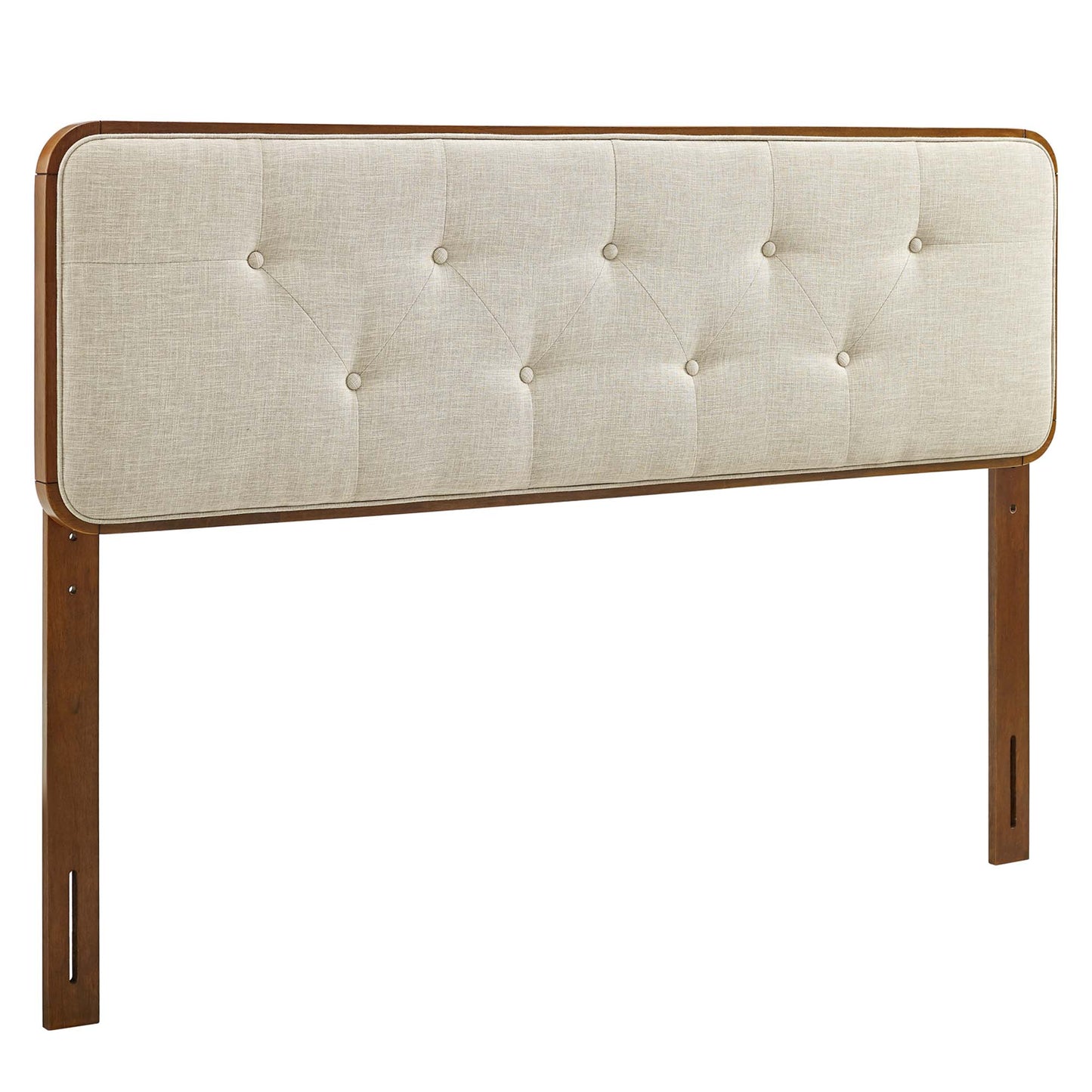 Collins Tufted Fabric and Wood Queen Headboard by Modway MOD-6234-WAL-BEI