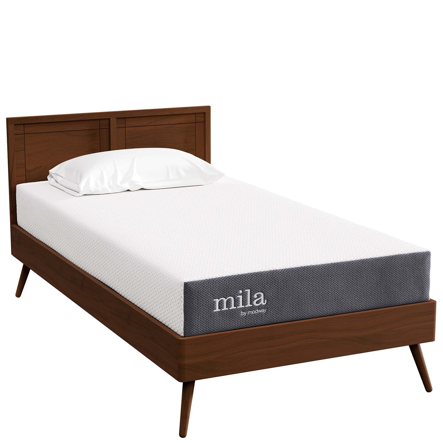 Mila 8" Twin Mattress by Modway MOD-6256-WHI