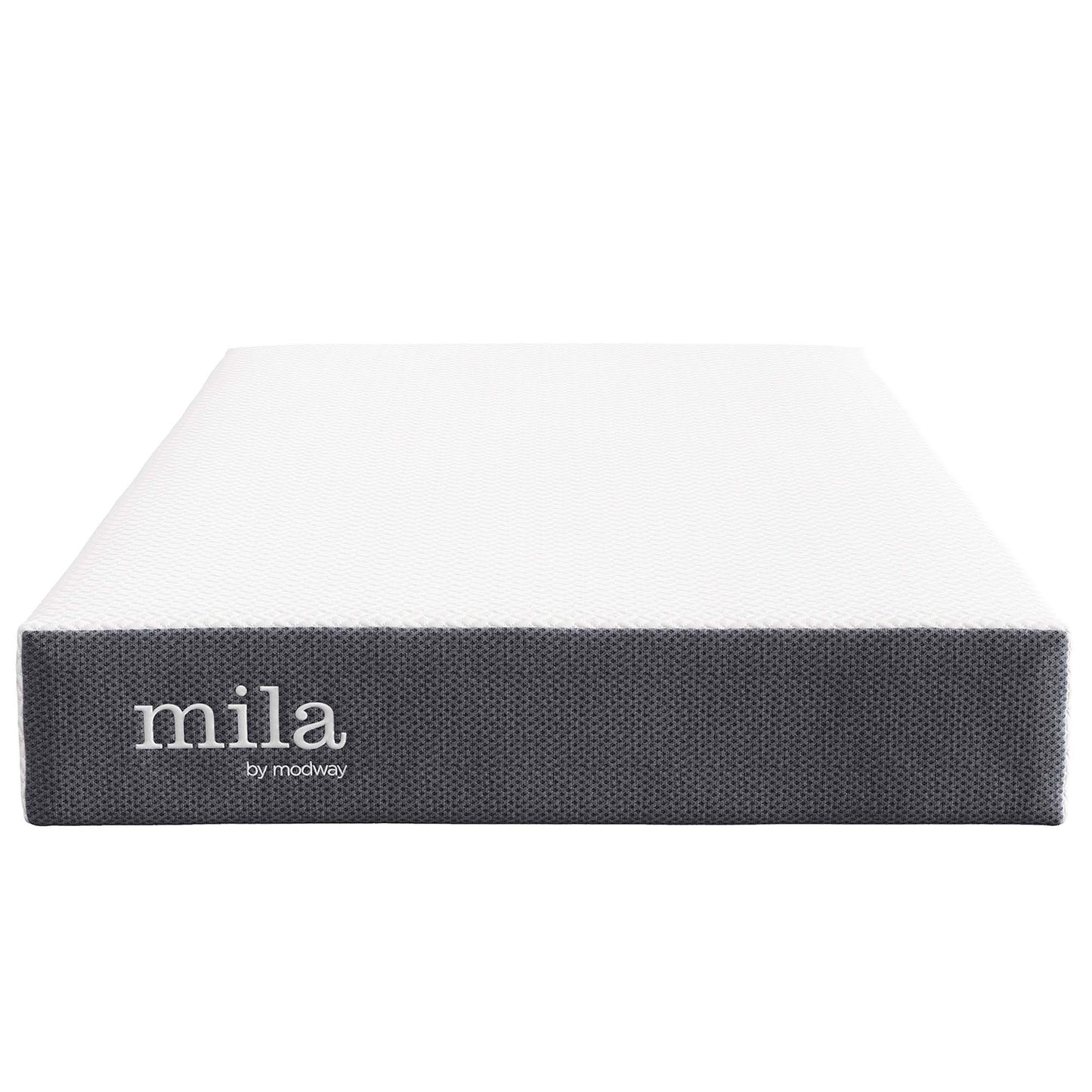 Mila 8" Twin Mattress by Modway MOD-6256-WHI