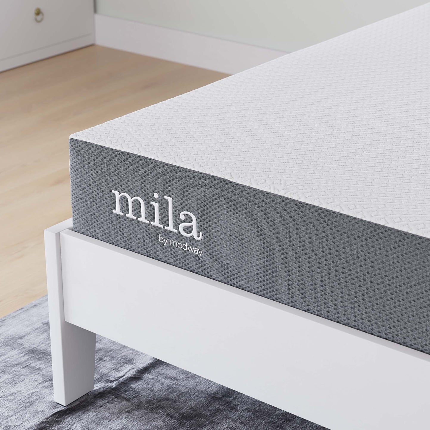 Mila 8" Full Mattress by Modway MOD-6257-WHI