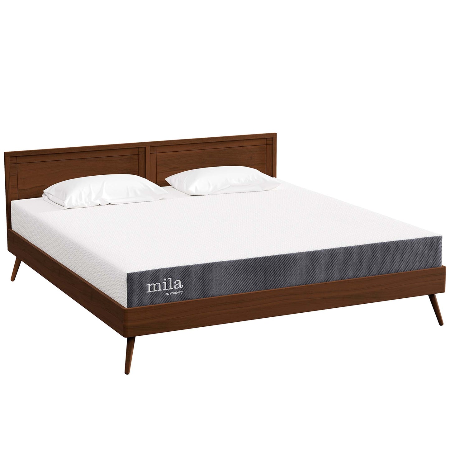 Mila 8" King Mattress by Modway MOD-6259-WHI