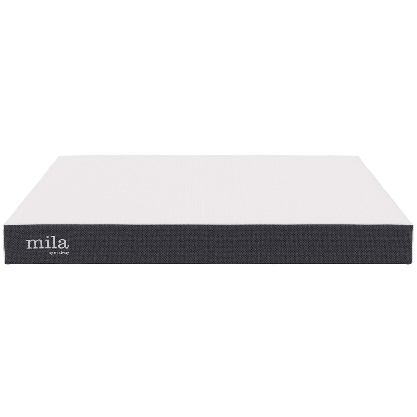 Mila 8" King Mattress by Modway MOD-6259-WHI