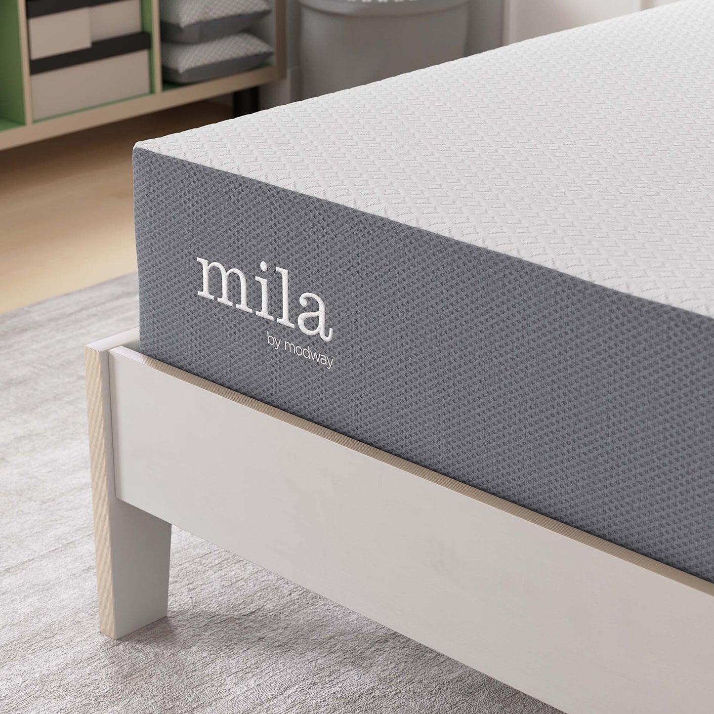 Mila 10" Twin Mattress by Modway MOD-6260-WHI