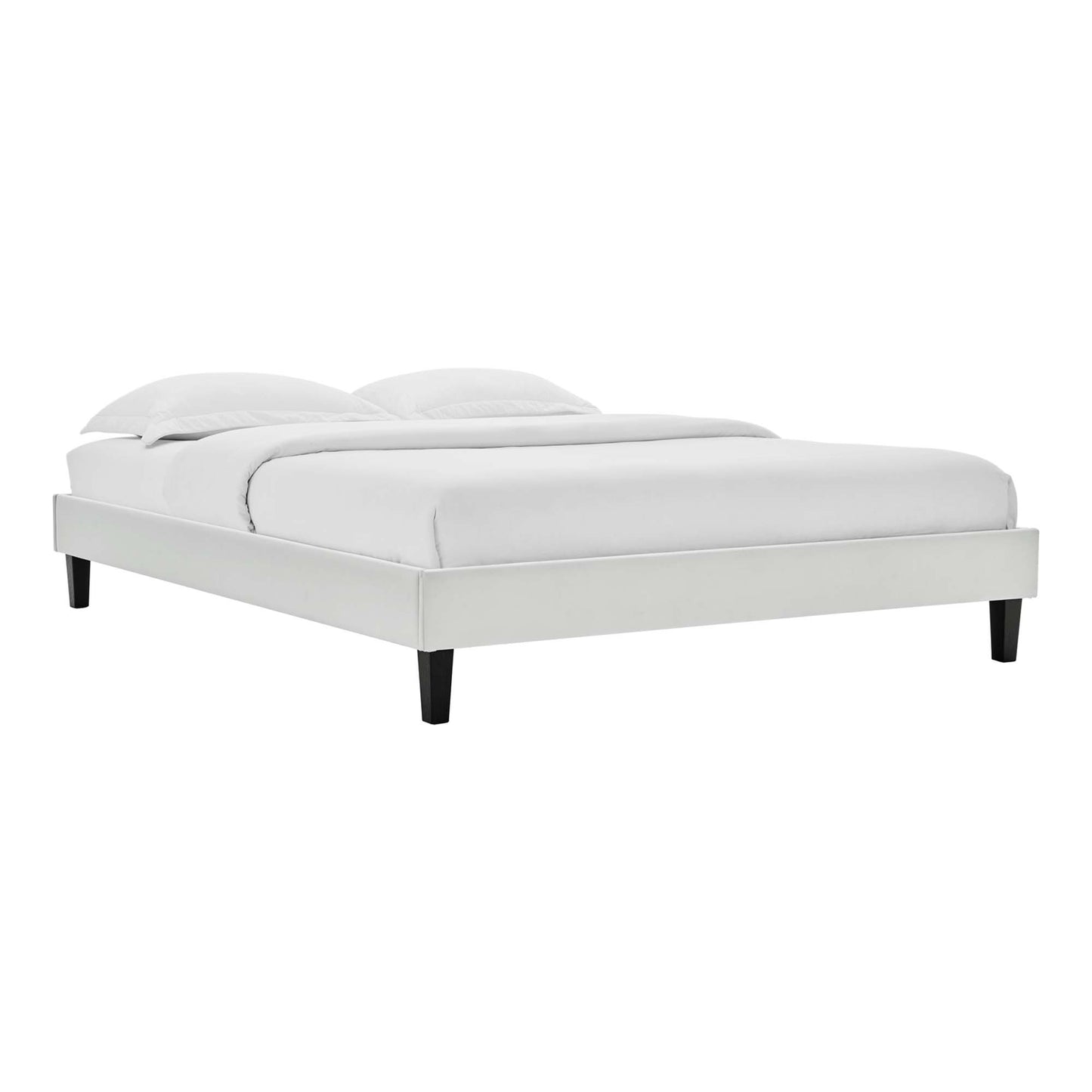 Reign Performance Velvet Full Platform Bed Frame by Modway MOD-6265-LGR