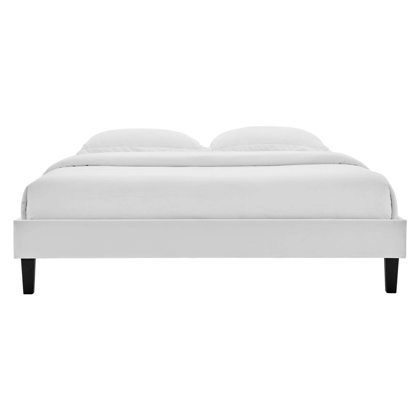 Reign Performance Velvet Full Platform Bed Frame by Modway MOD-6265-LGR