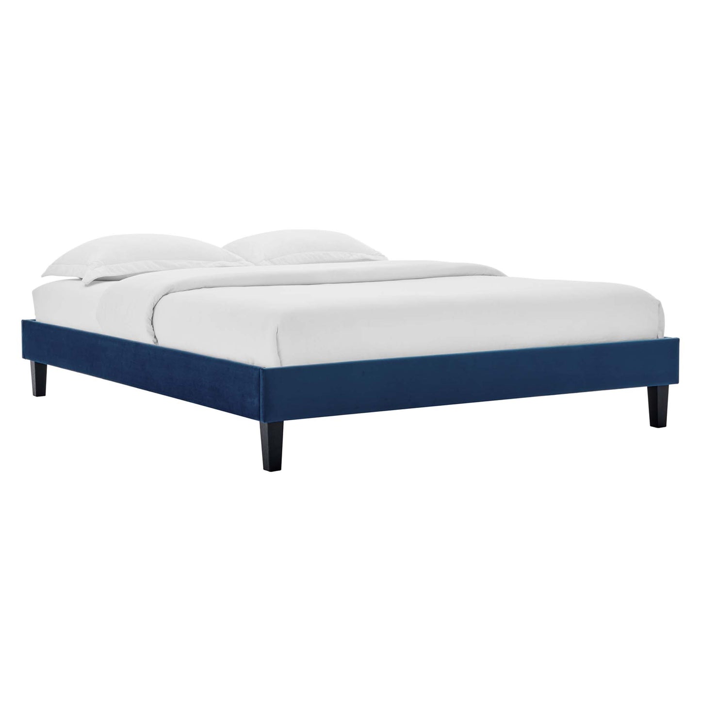 Reign Performance Velvet Full Platform Bed Frame by Modway MOD-6265-NAV