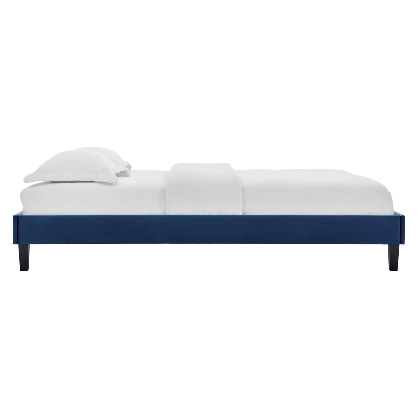 Reign Performance Velvet Full Platform Bed Frame by Modway MOD-6265-NAV
