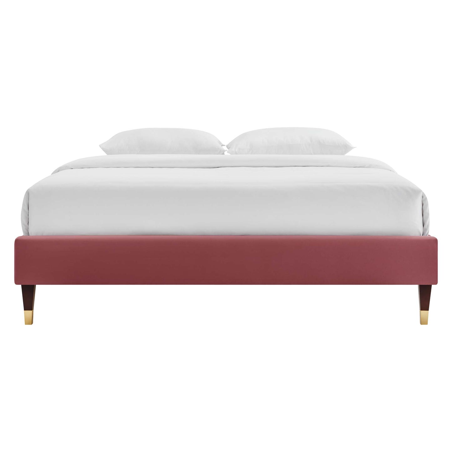 Harlow Performance Velvet King Platform Bed Frame by Modway