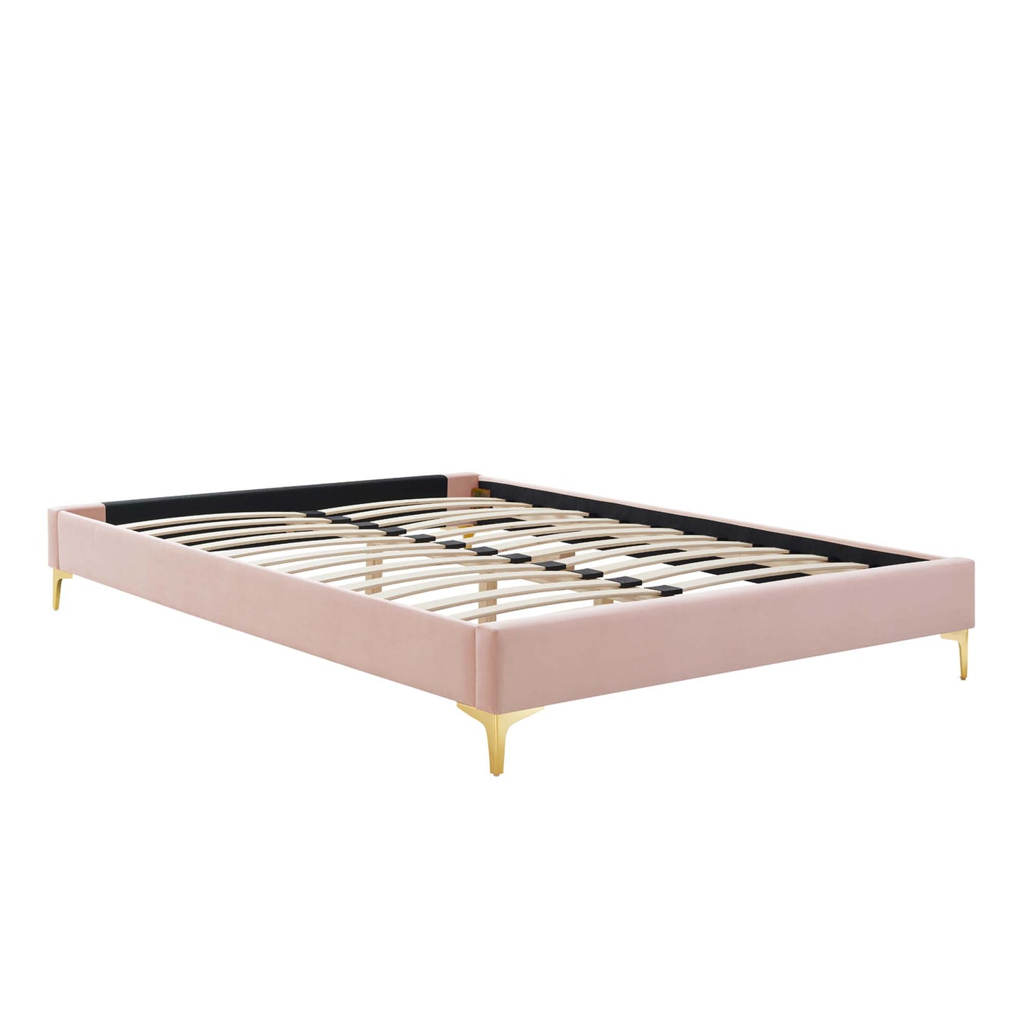 Sutton Performance Velvet Queen Bed Frame by Modway MOD-6275-PNK