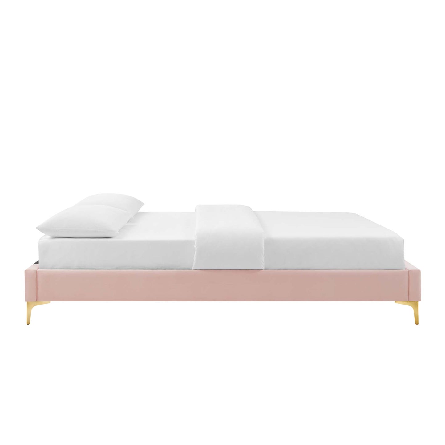 Gwyneth Tufted Performance Velvet Queen Platform Bed by Modway MOD-6751-PNK