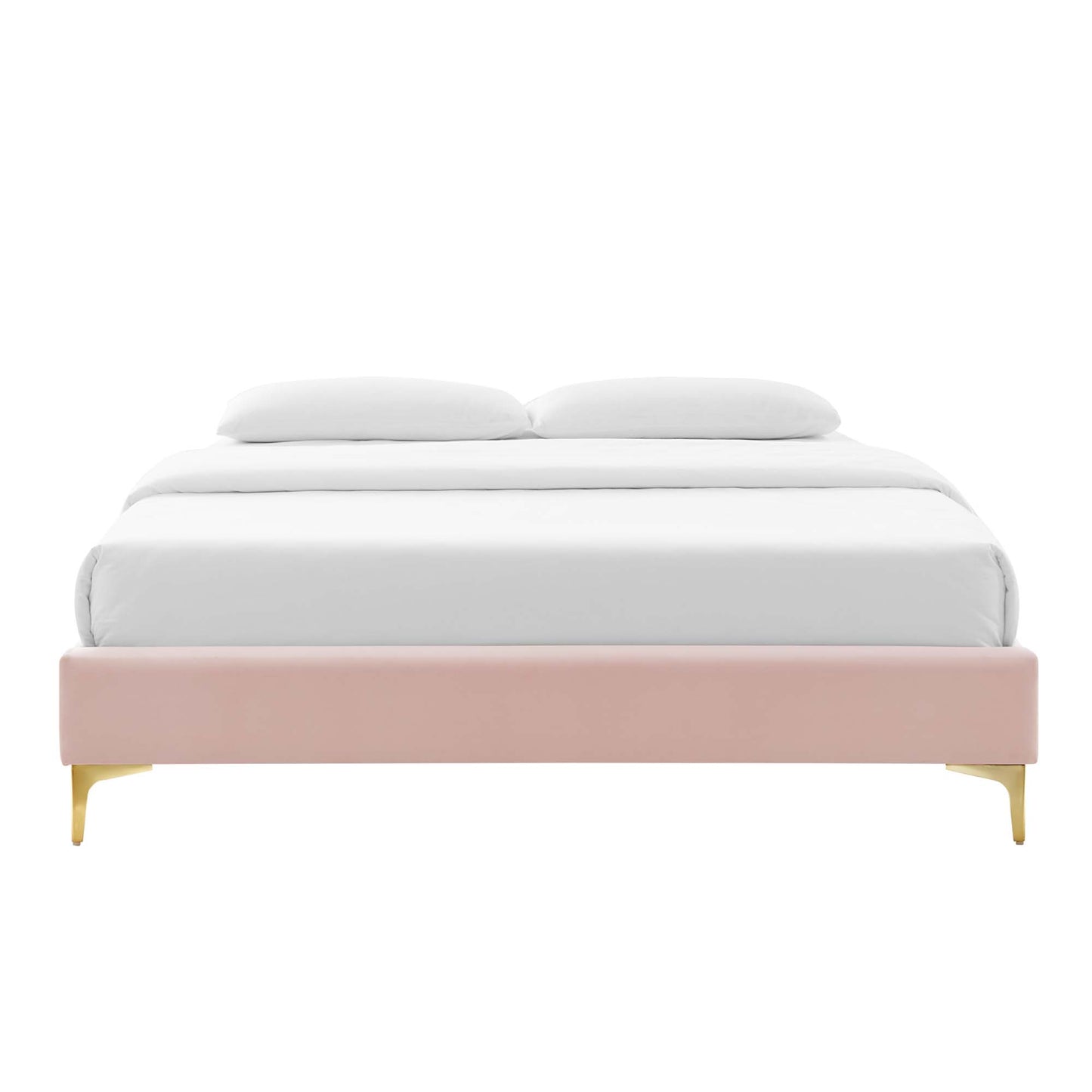 Sutton Performance Velvet Queen Bed Frame by Modway MOD-6275-PNK
