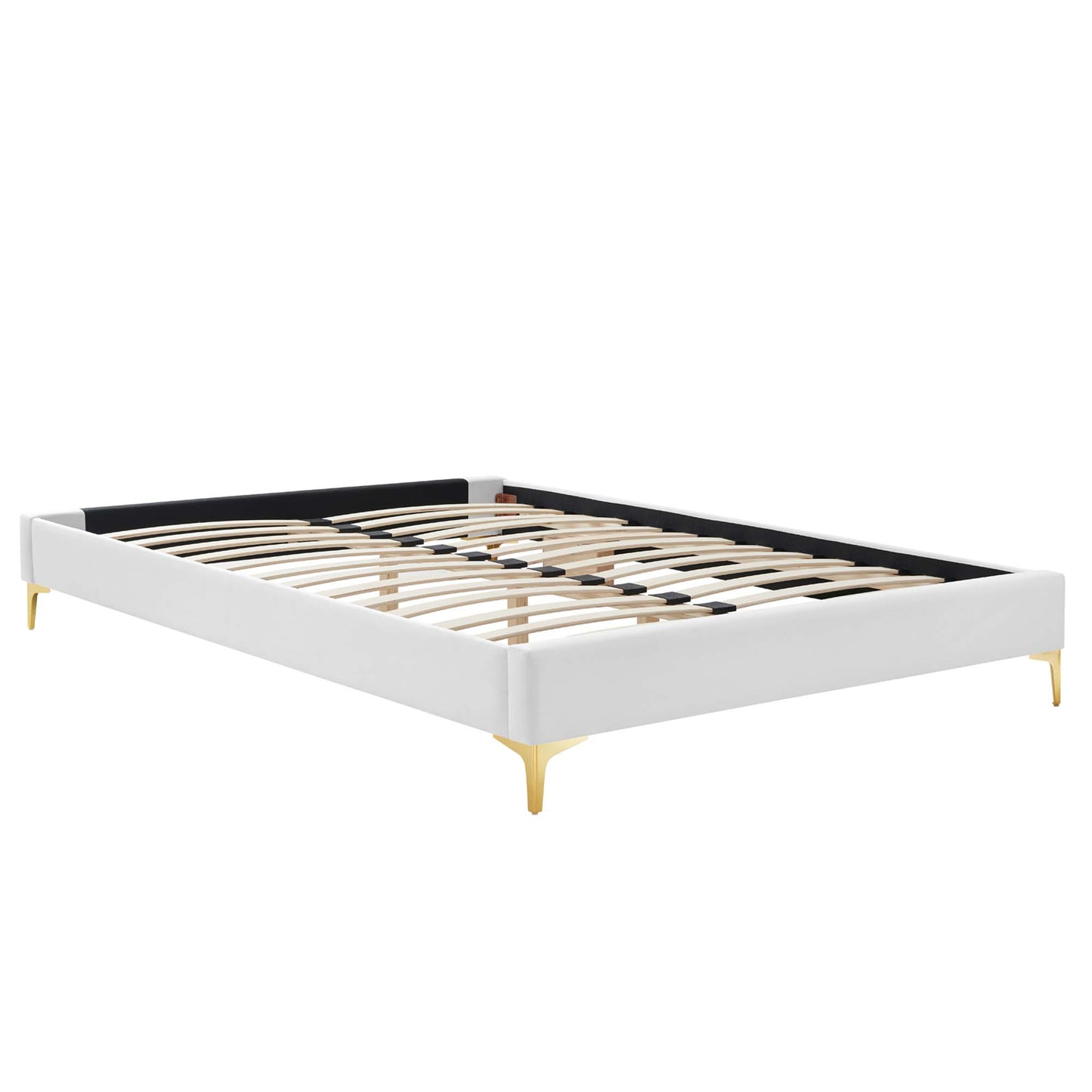 Sutton Performance Velvet King Bed Frame by Modway MOD-6307-WHI
