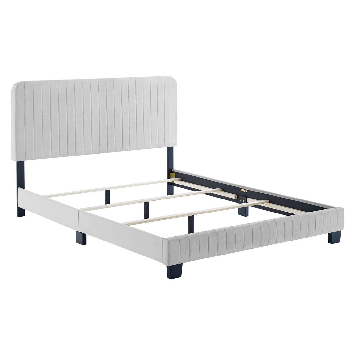 Celine Channel Tufted Performance Velvet Full Bed by Modway