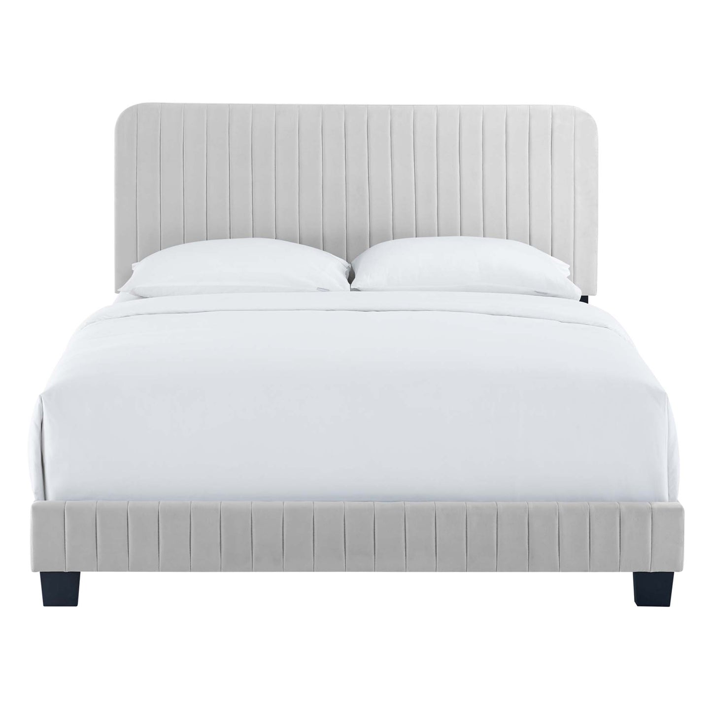 Celine Channel Tufted Performance Velvet Full Bed by Modway