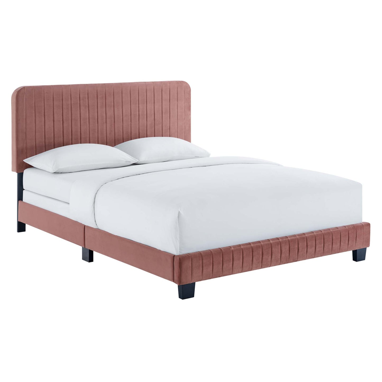 Celine Channel Tufted Performance Velvet Twin Bed by Modway MOD-6332-DUS
