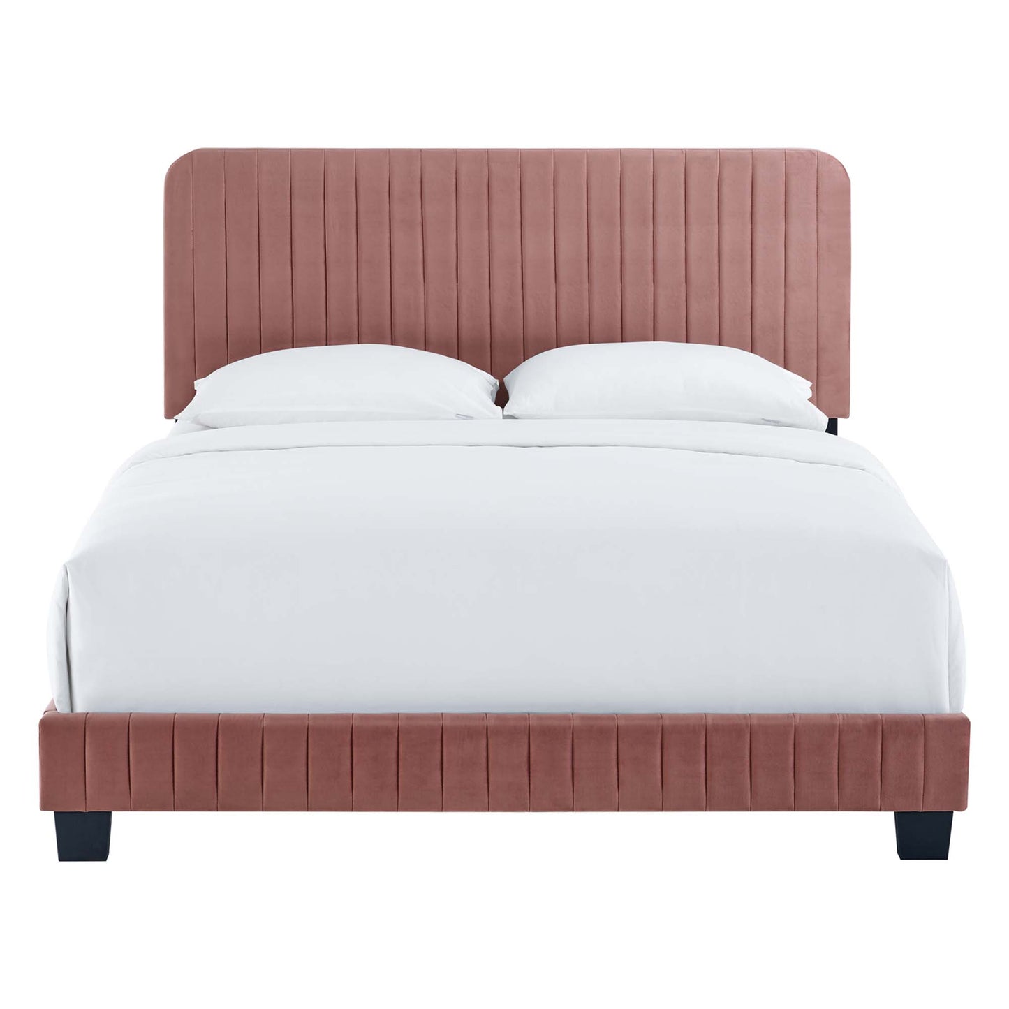 Celine Channel Tufted Performance Velvet Twin Bed by Modway MOD-6332-DUS