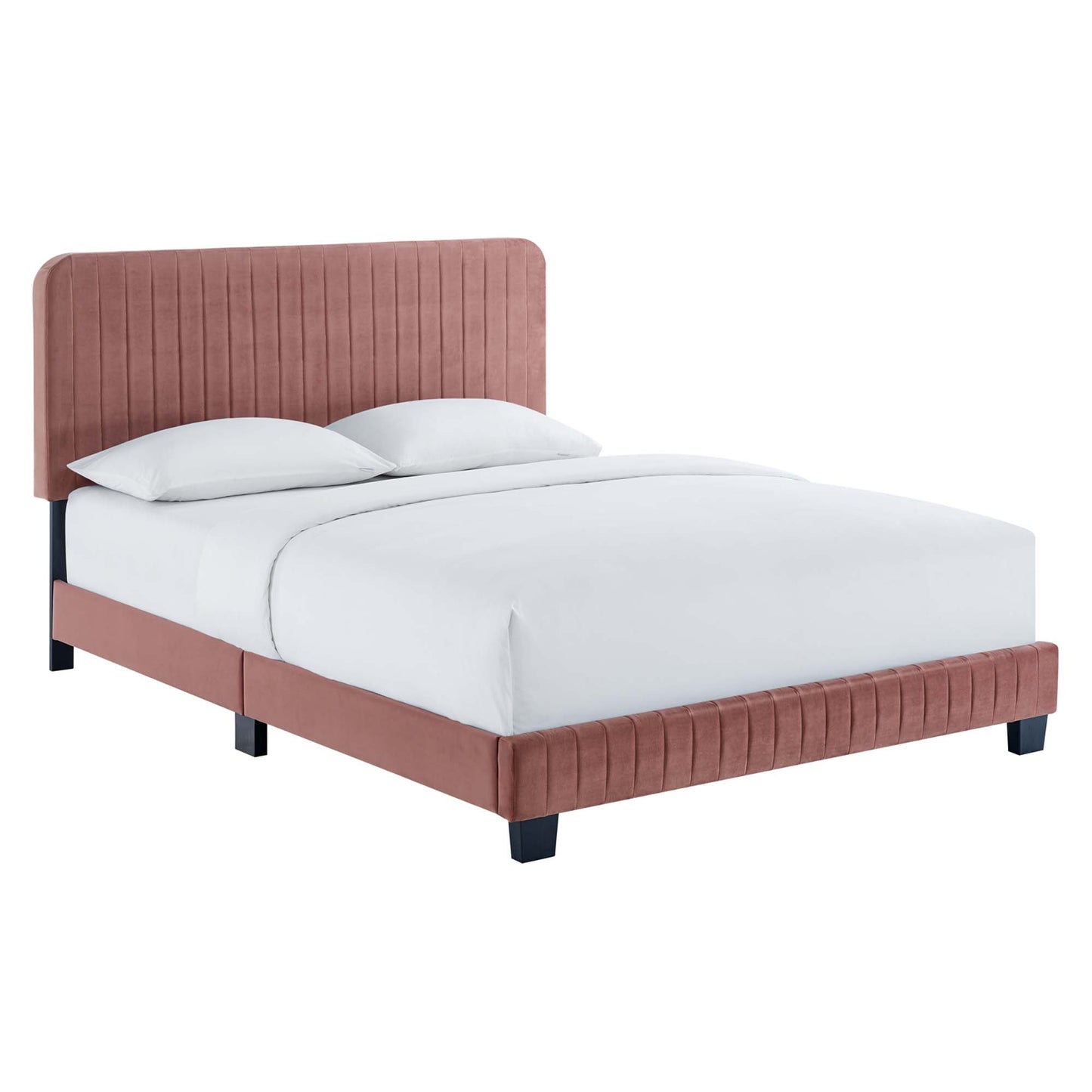Celine Channel Tufted Performance Velvet Full Platform Bed by Modway