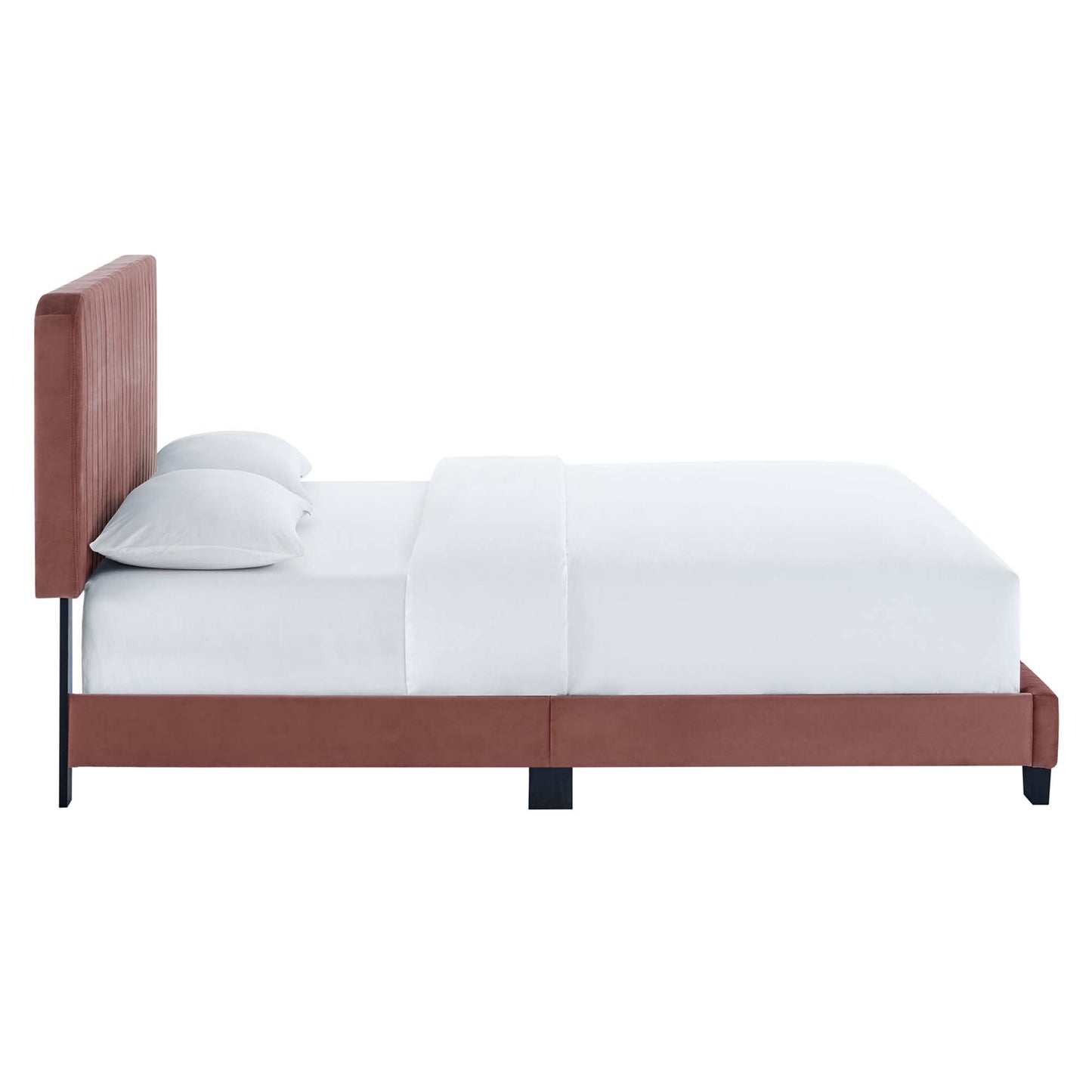 Celine Channel Tufted Performance Velvet Full Platform Bed by Modway