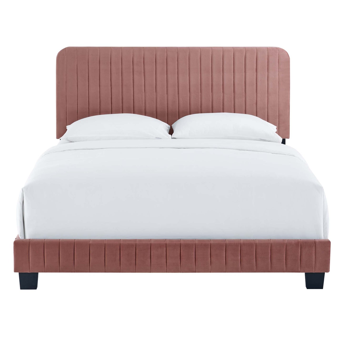 Celine Channel Tufted Performance Velvet Full Platform Bed by Modway