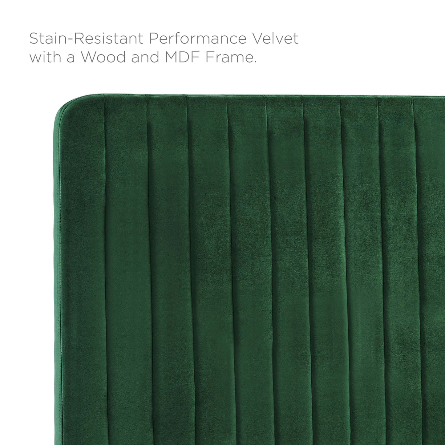 Milenna Channel Tufted Performance Velvet King/California King Headboard by Modway