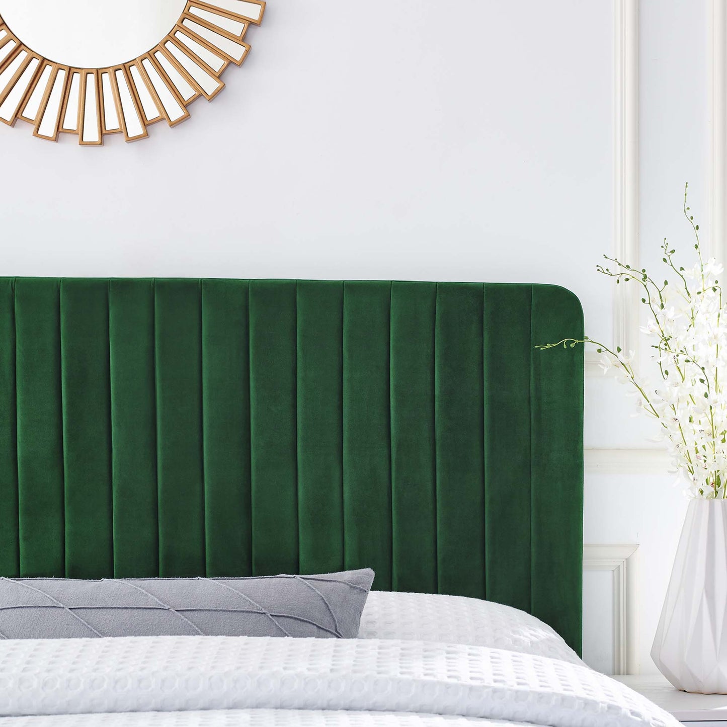 Milenna Channel Tufted Performance Velvet King/California King Headboard by Modway
