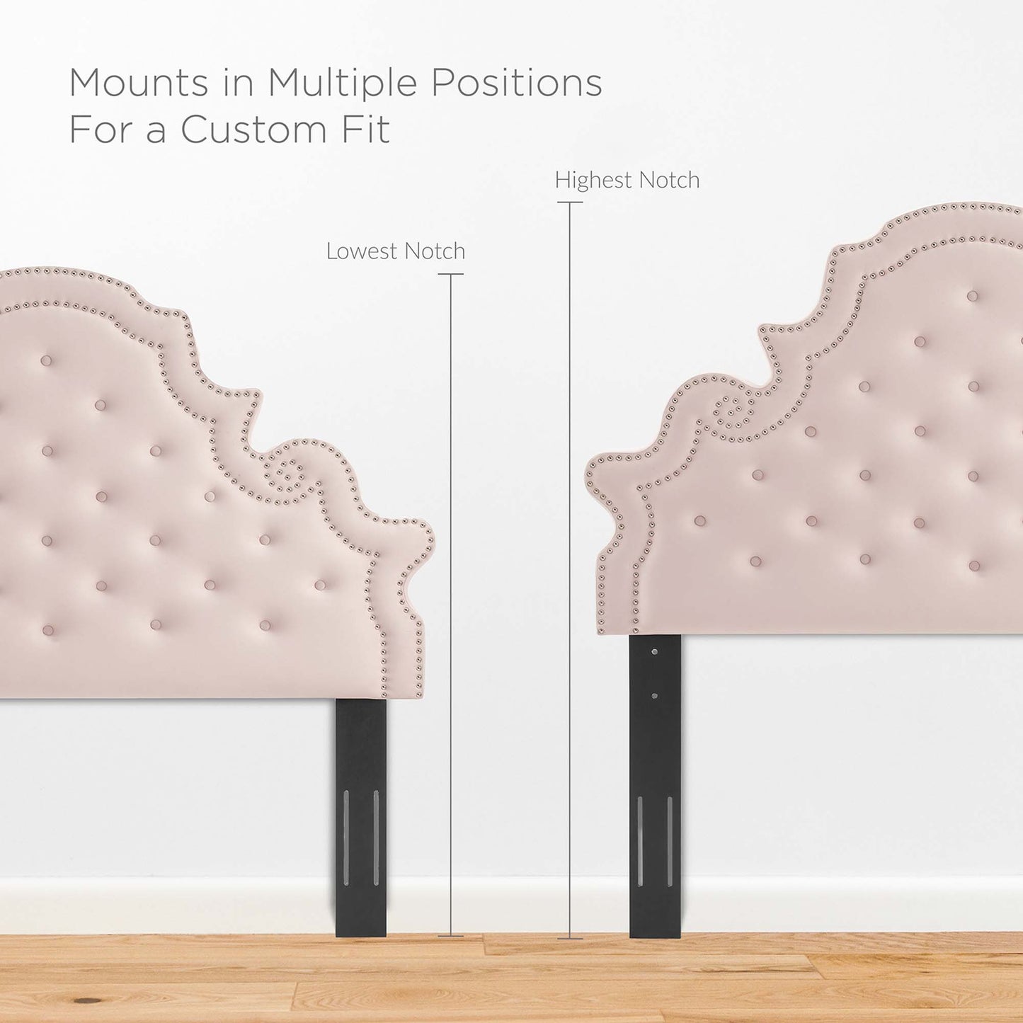 Diana Tufted Performance Velvet Full/Queen Headboard by Modway MOD-6417-PNK