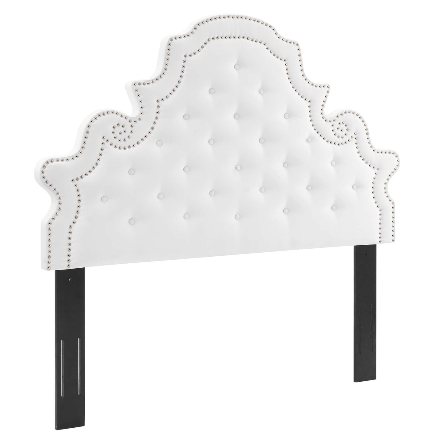 Gwyneth Tufted Performance Velvet Queen Platform Bed by Modway MOD-6751-WHI