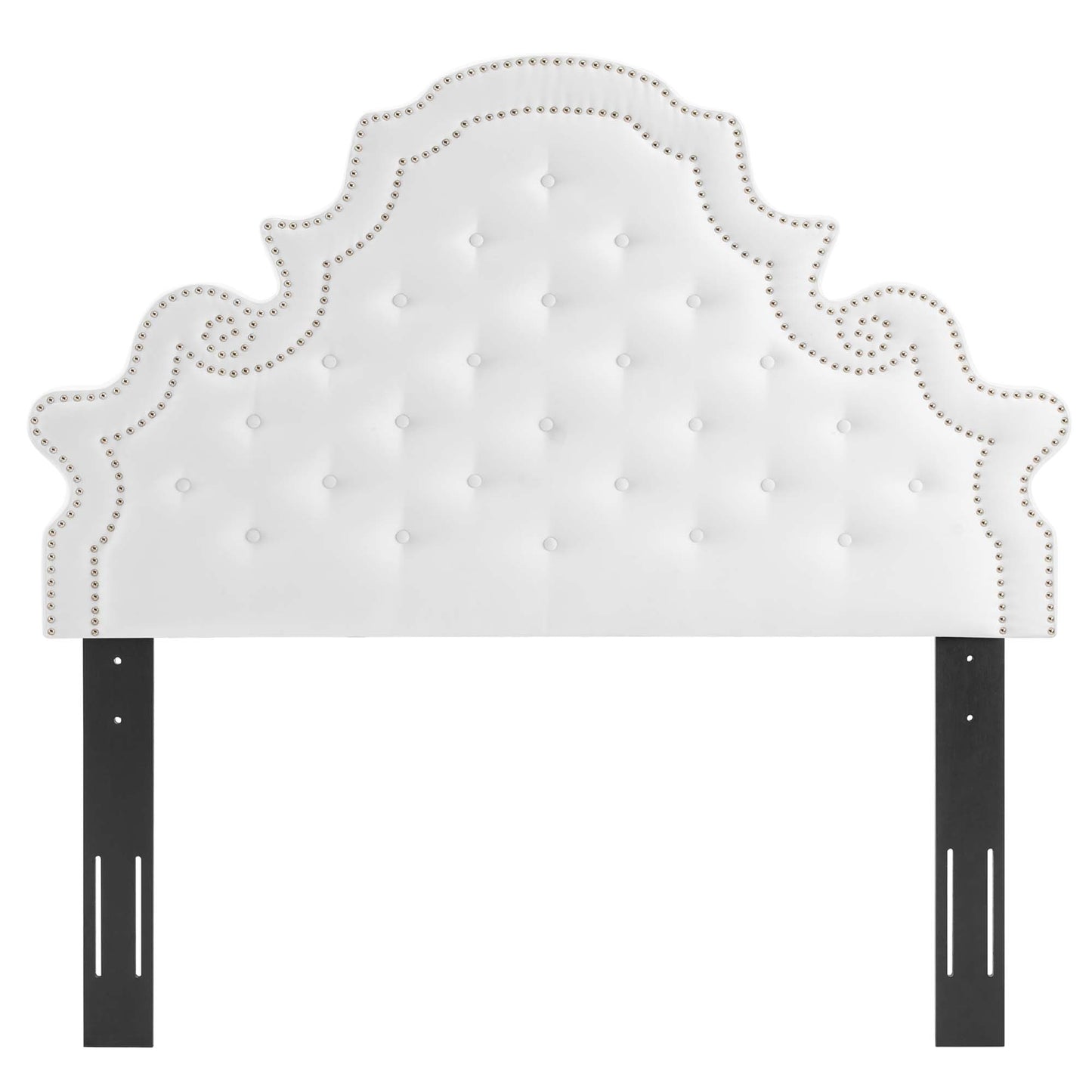 Gwyneth Tufted Performance Velvet Queen Platform Bed by Modway MOD-6751-WHI