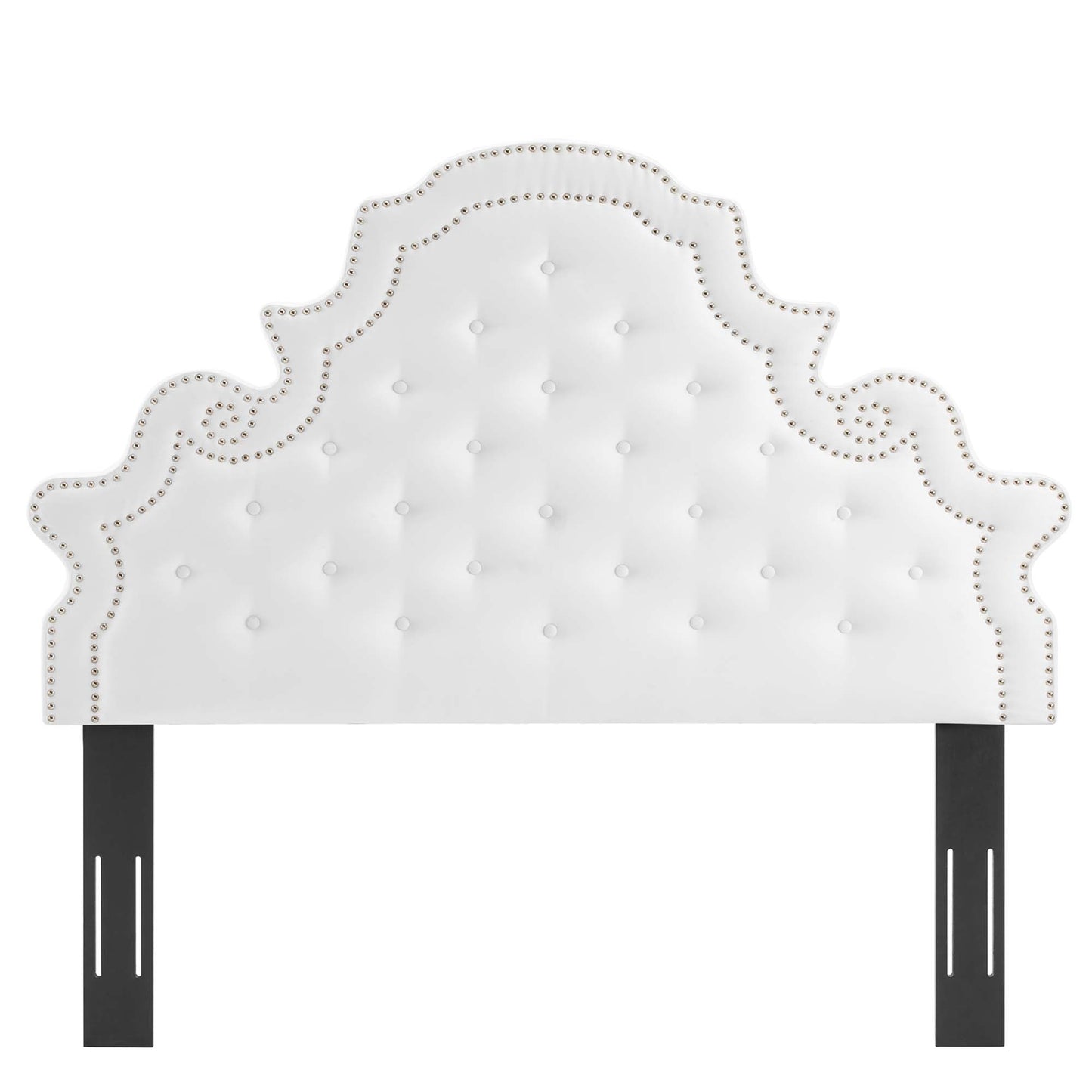 Gwyneth Tufted Performance Velvet Queen Platform Bed by Modway MOD-6751-WHI