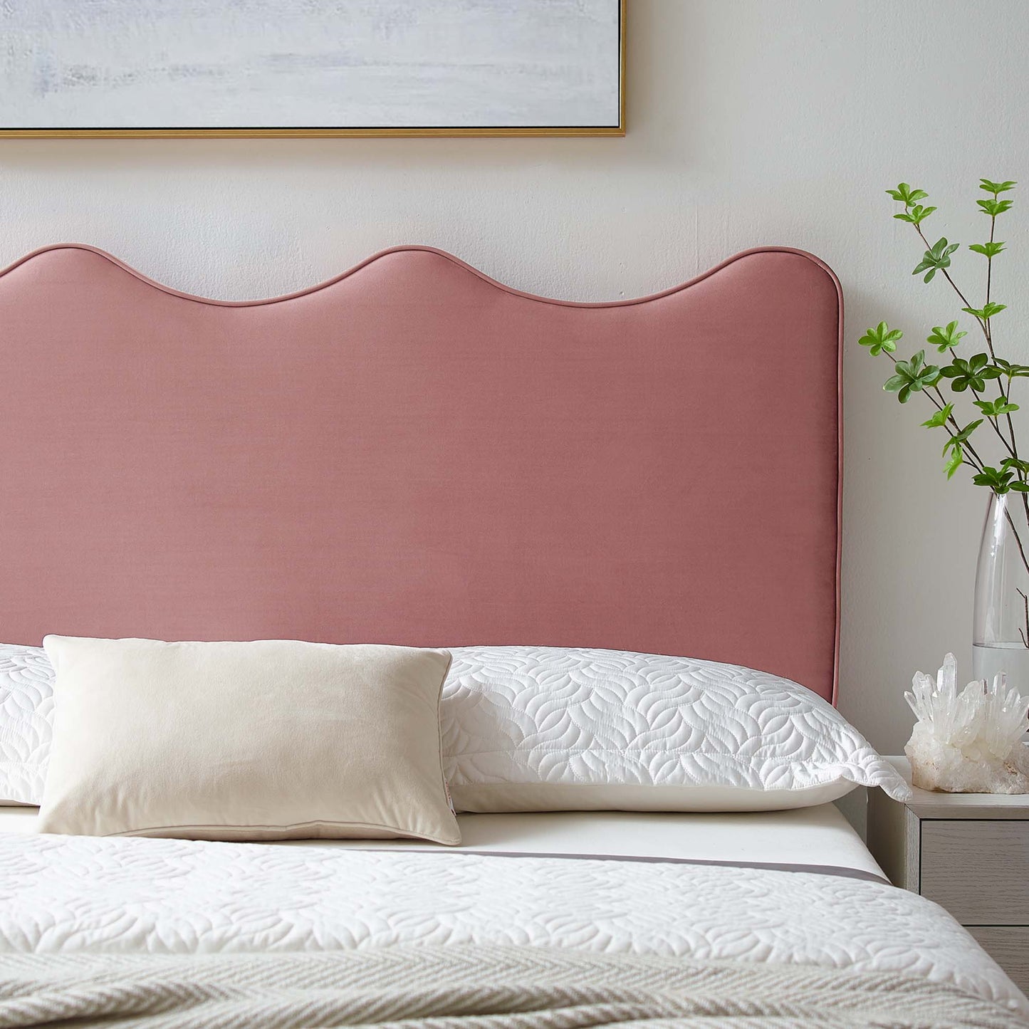 Athena Performance Velvet Twin Headboard by Modway MOD-6519-DUS