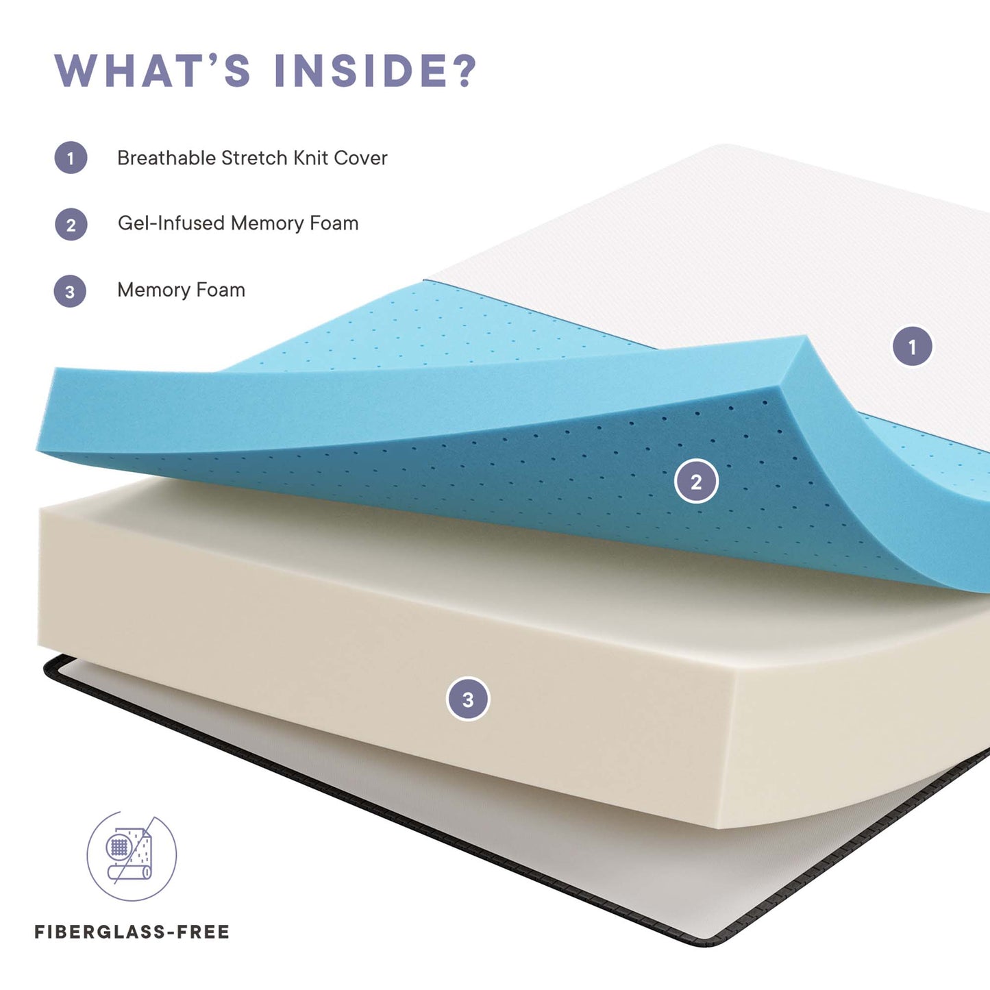 Aveline Memory Foam and Mattress Collection by Modway