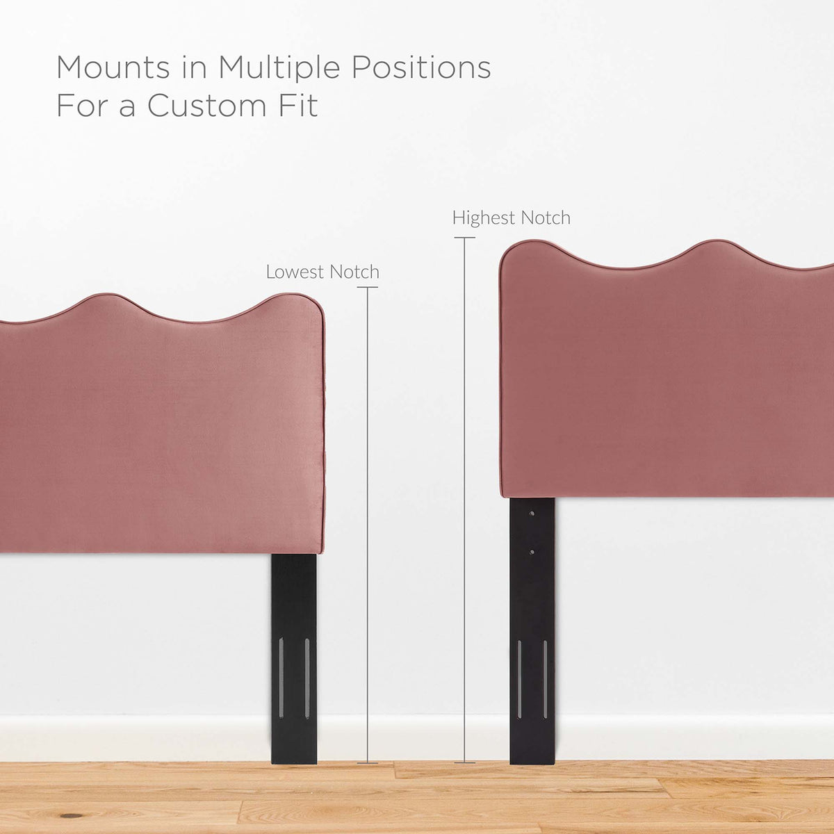 Current Performance Velvet Full Platform Bed by Modway