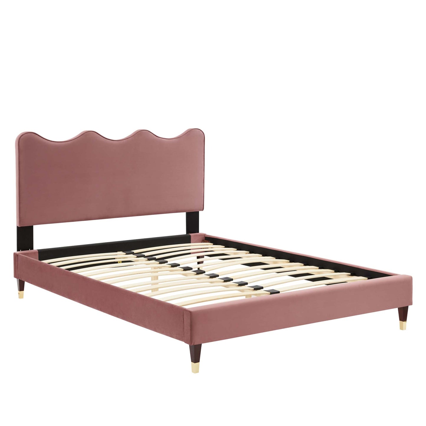 Current Performance Velvet Queen Platform Bed by Modway MOD-6734-DUS