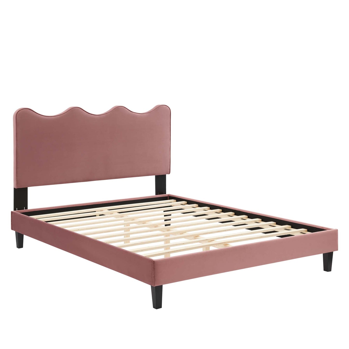 Current Performance Velvet Queen Platform Bed by Modway MOD-6735-DUS