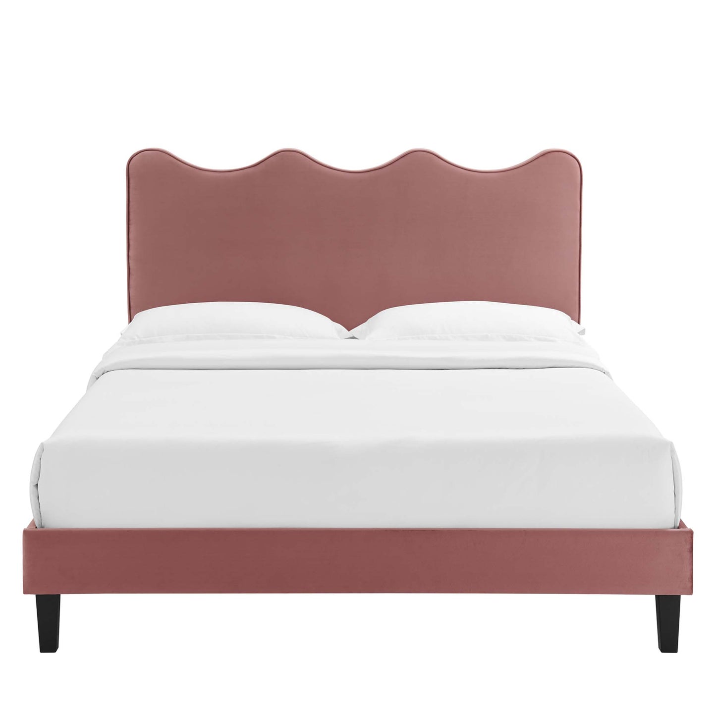 Current Performance Velvet Queen Platform Bed by Modway MOD-6735-DUS