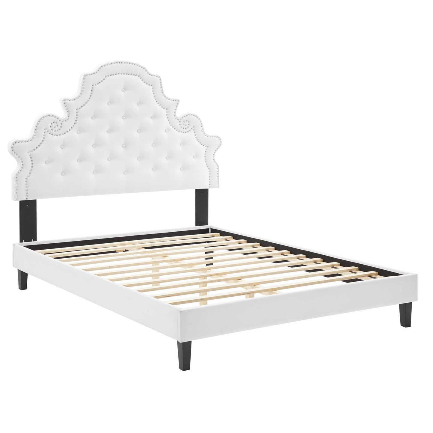 Gwyneth Tufted Performance Velvet Queen Platform Bed by Modway
