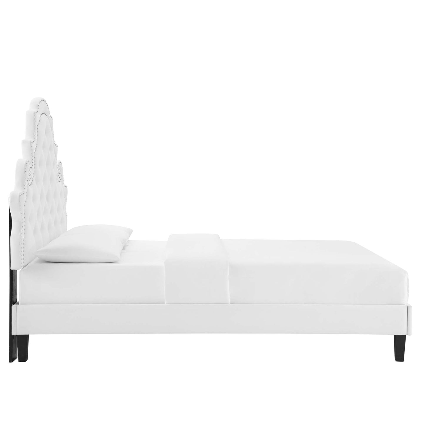 Gwyneth Tufted Performance Velvet Queen Platform Bed by Modway