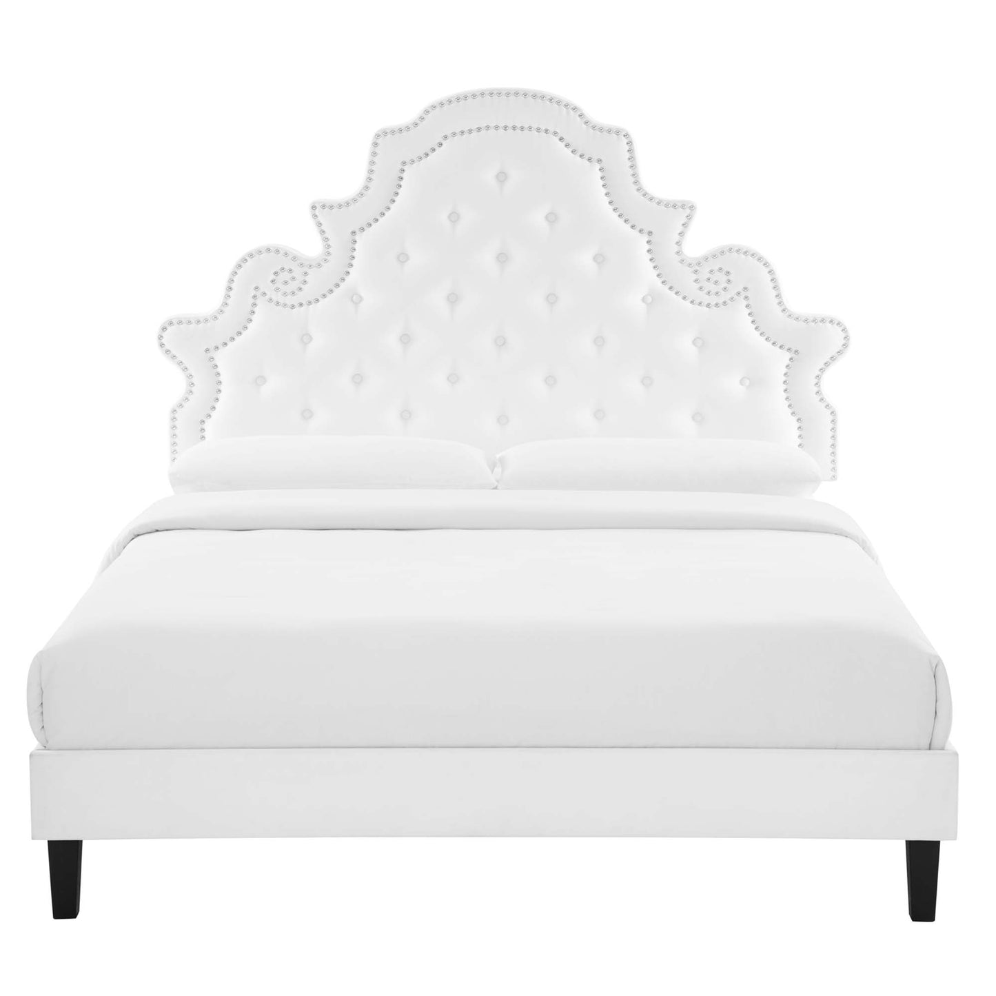 Gwyneth Tufted Performance Velvet Queen Platform Bed by Modway