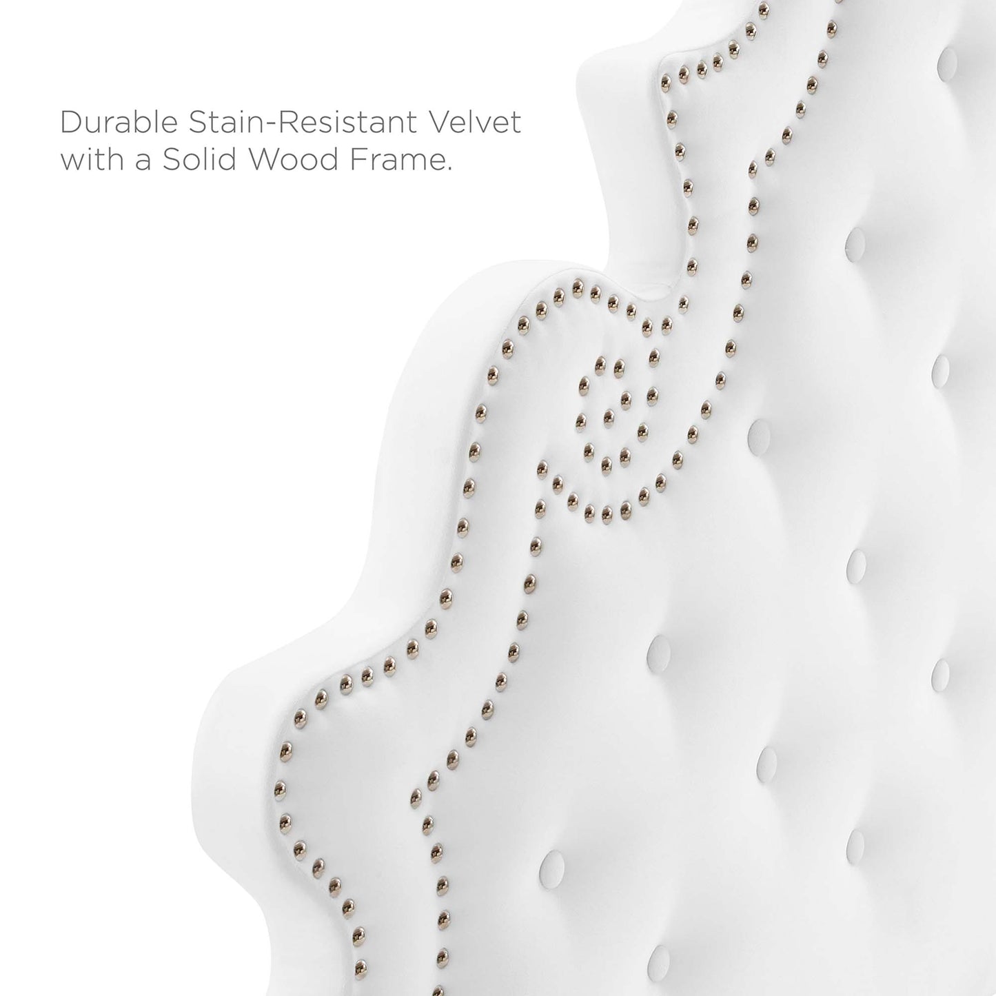 Gwyneth Tufted Performance Velvet Queen Platform Bed by Modway