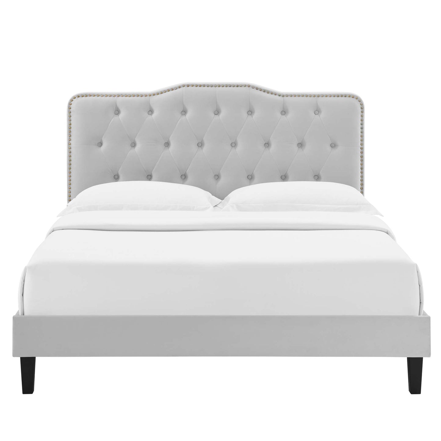 Amber Performance Velvet Twin Platform Bed by Modway