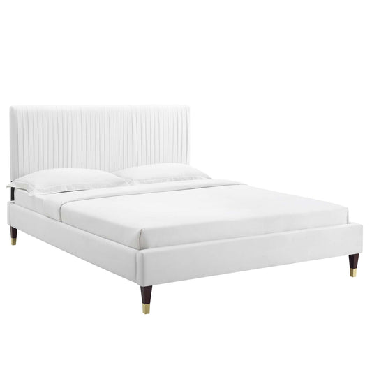 Peyton Performance Velvet Full Platform Bed by Modway
