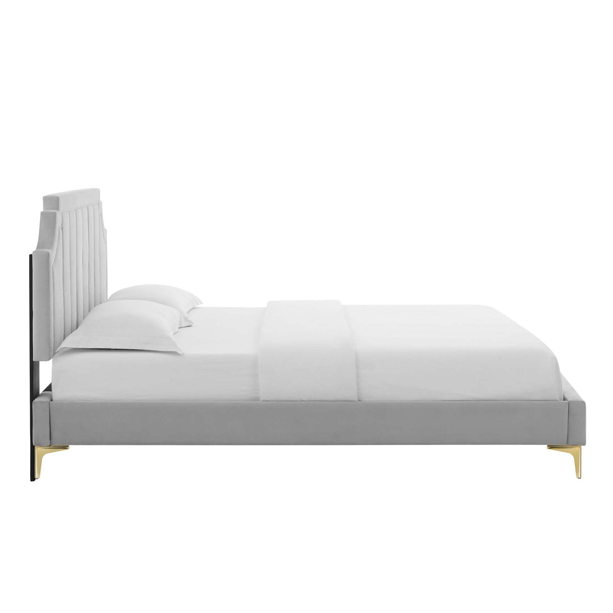 Sienna Performance Velvet Full Platform Bed by Modway