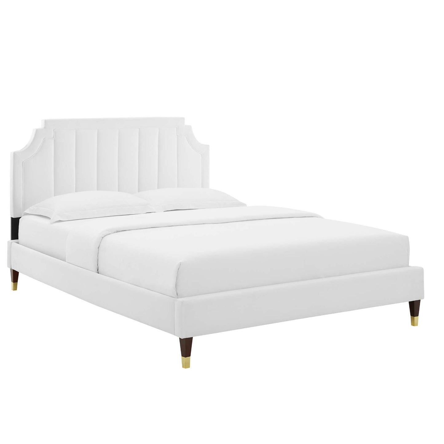 Sienna Performance Velvet Full Platform Bed by Modway